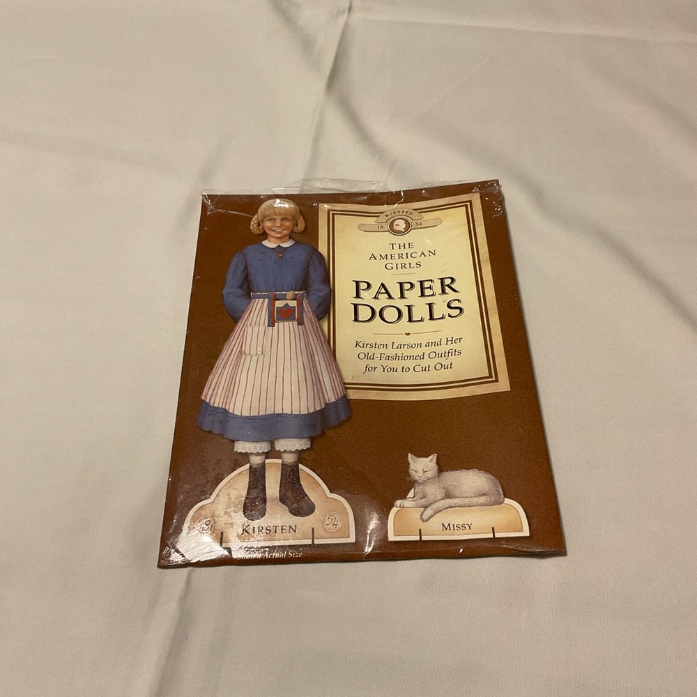 American Girl Kirsten Paper Doll Kit 1992